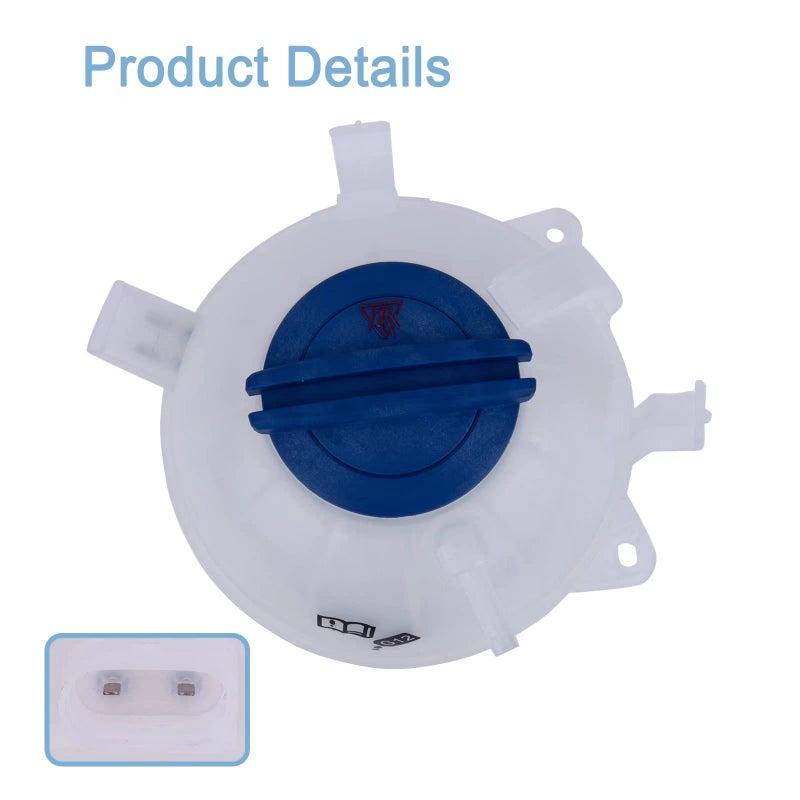YOUYIEN Radiator Coolant Overflow Reservoir(With cover).Fit for Audi A3 VW Jetta Golf Passat Beetle.Expansion Recovery Tank. Replaces Part # 1K0121407A. - Image 5